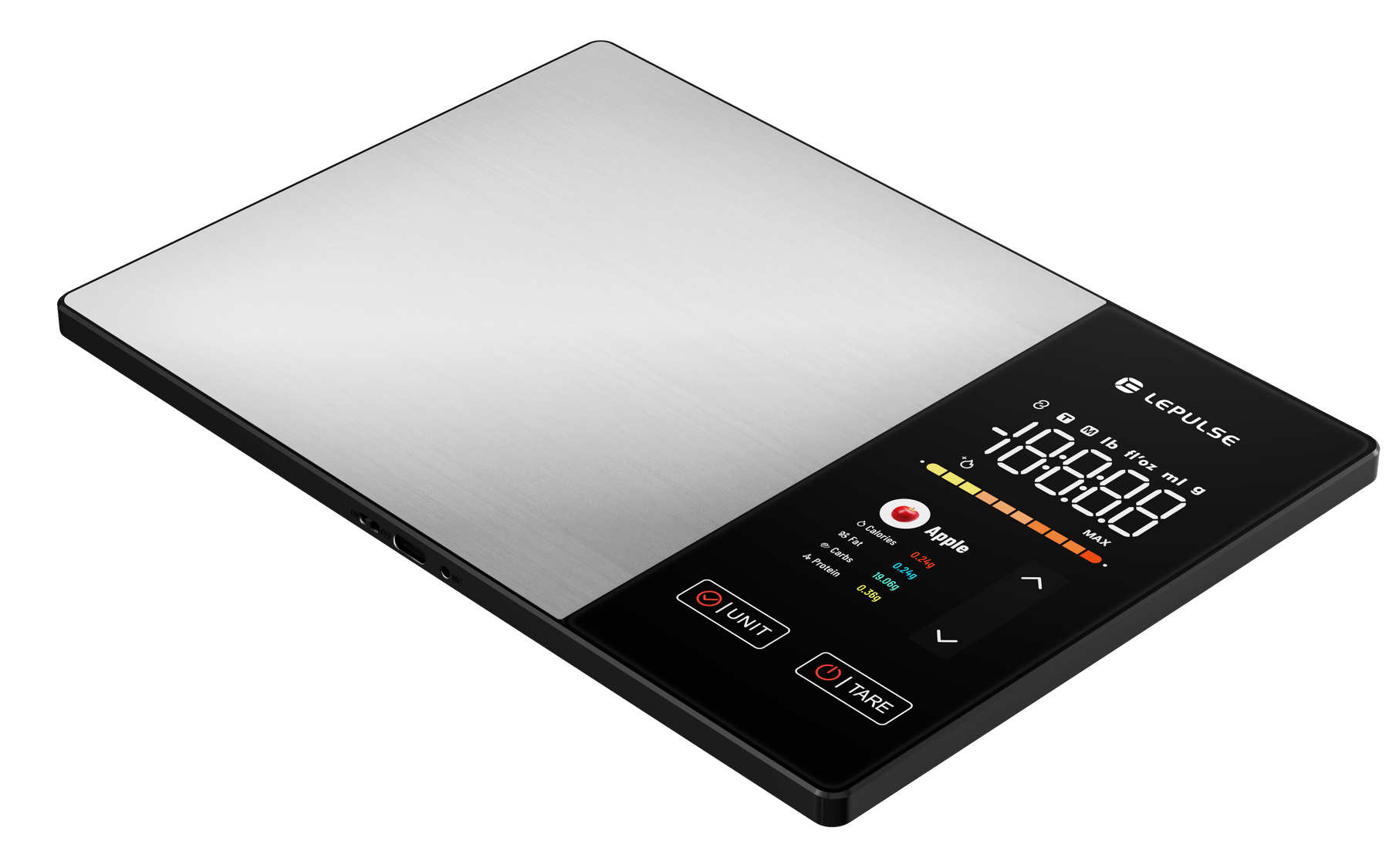 Lepulse Smart Food Scale with Nutrition Calculator, App Sync with 23 Nutrient Tracking