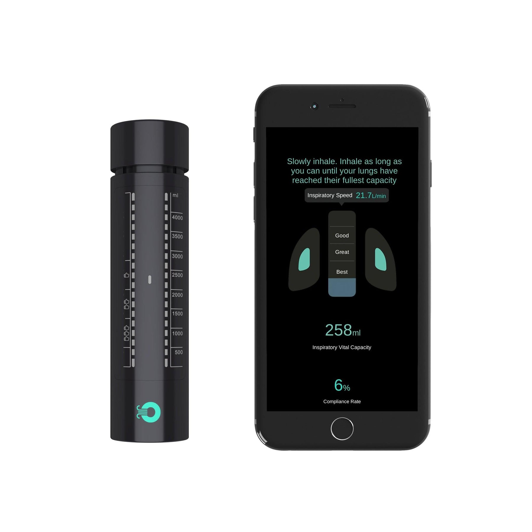 Smart Breathing Exercise Device for Respiratory Muscle Training and Lung Recovery - Lepulse