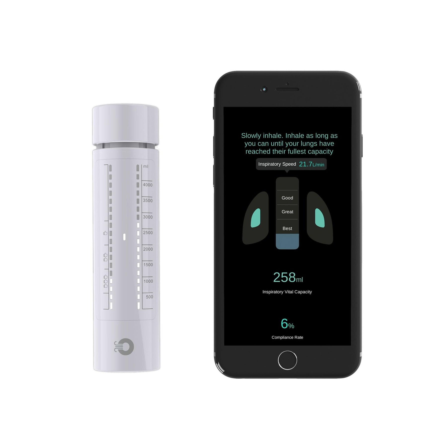 Smart Breathing Exercise Device for Respiratory Muscle Training and Lung Recovery - Lepulse