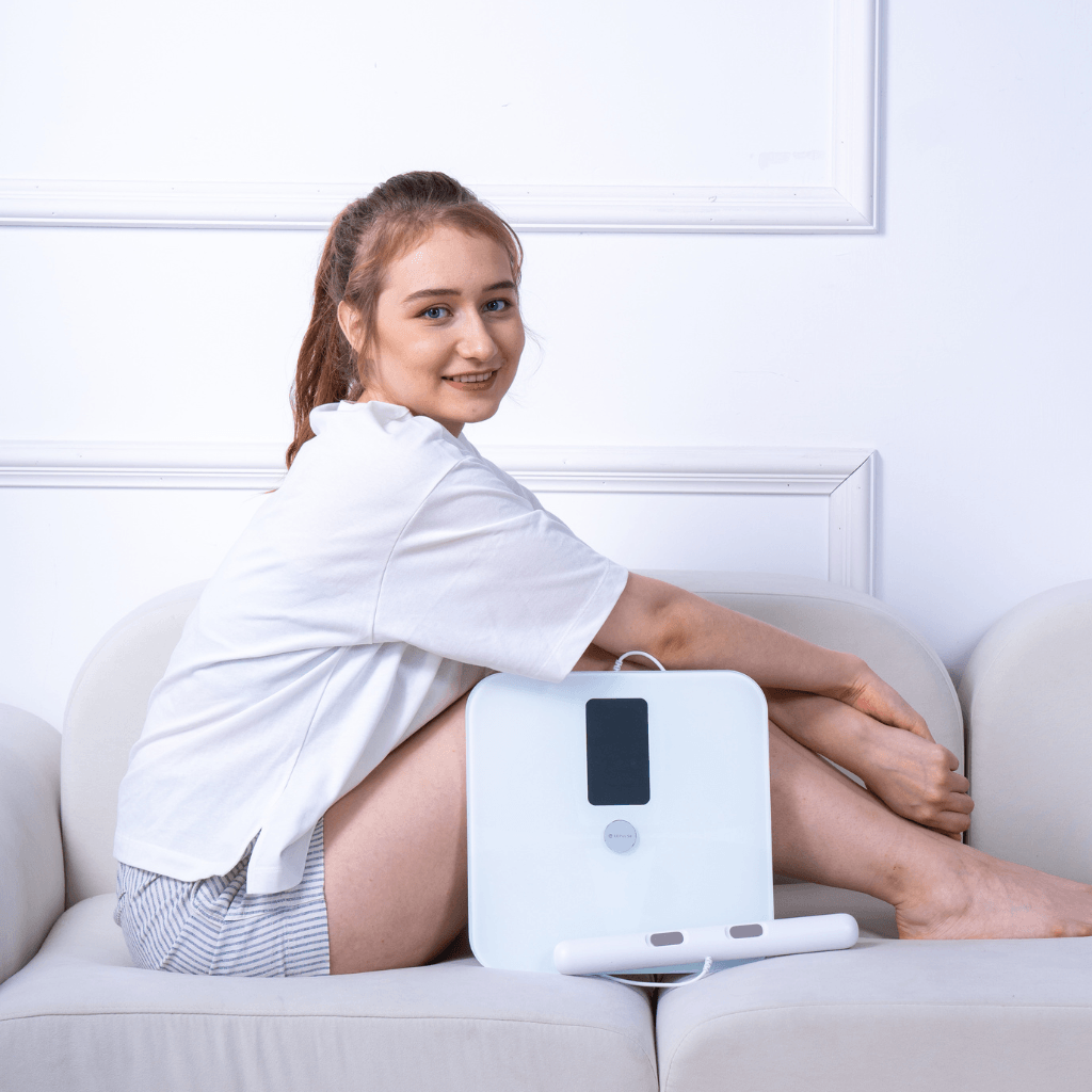 Lescale P1 Professional 8 Electrodes Body Fat Scale - Lepulse